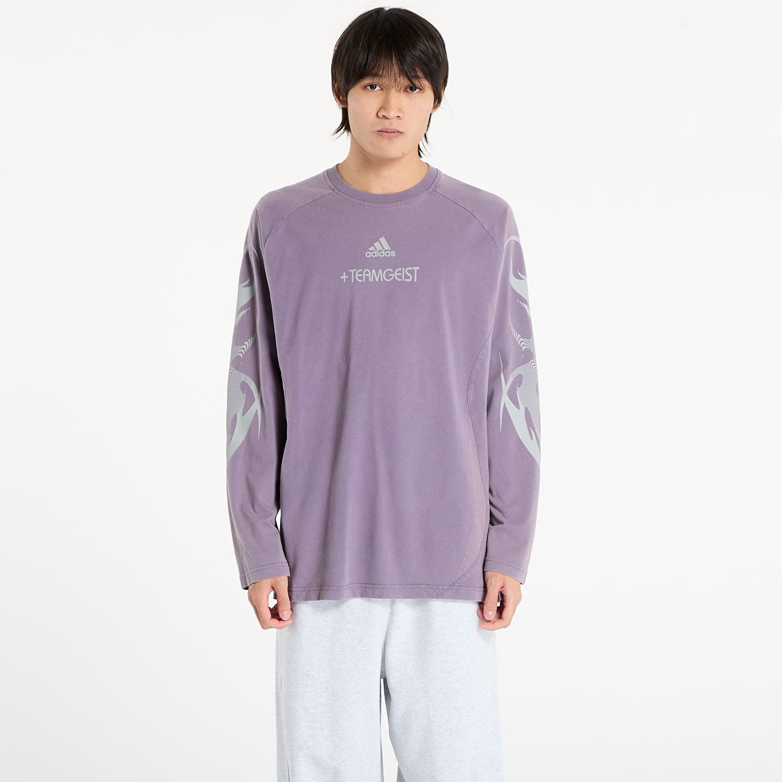T-paidat adidas Adilenium Season 4 Teamgeist Graphic Long Sleeve T-Shirt Shadow Violet