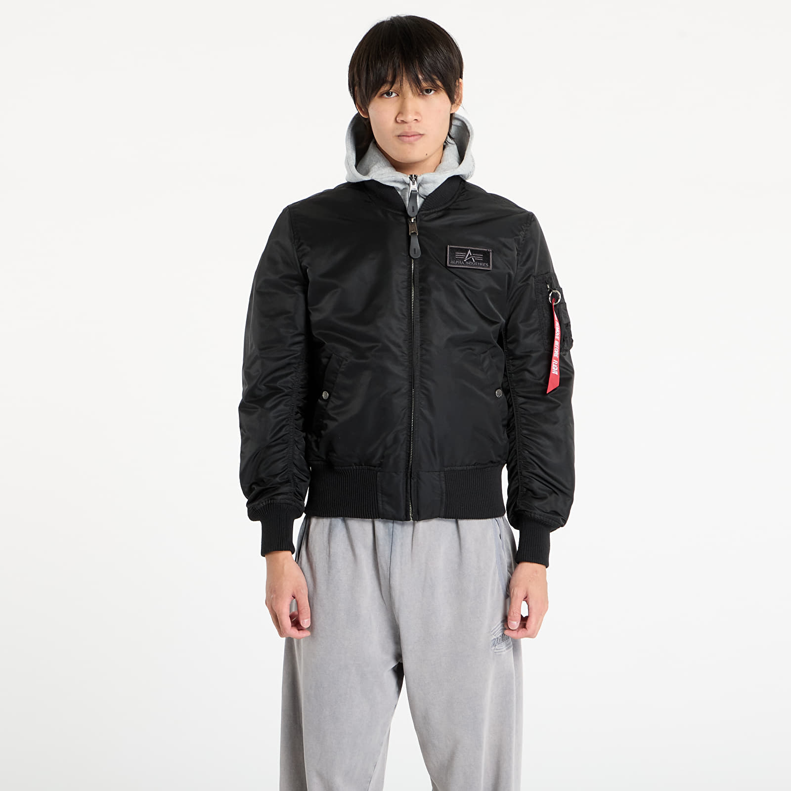 Bomber dzekik Alpha Industries MA-1 D-Tec Hood Bomber Jacket Black