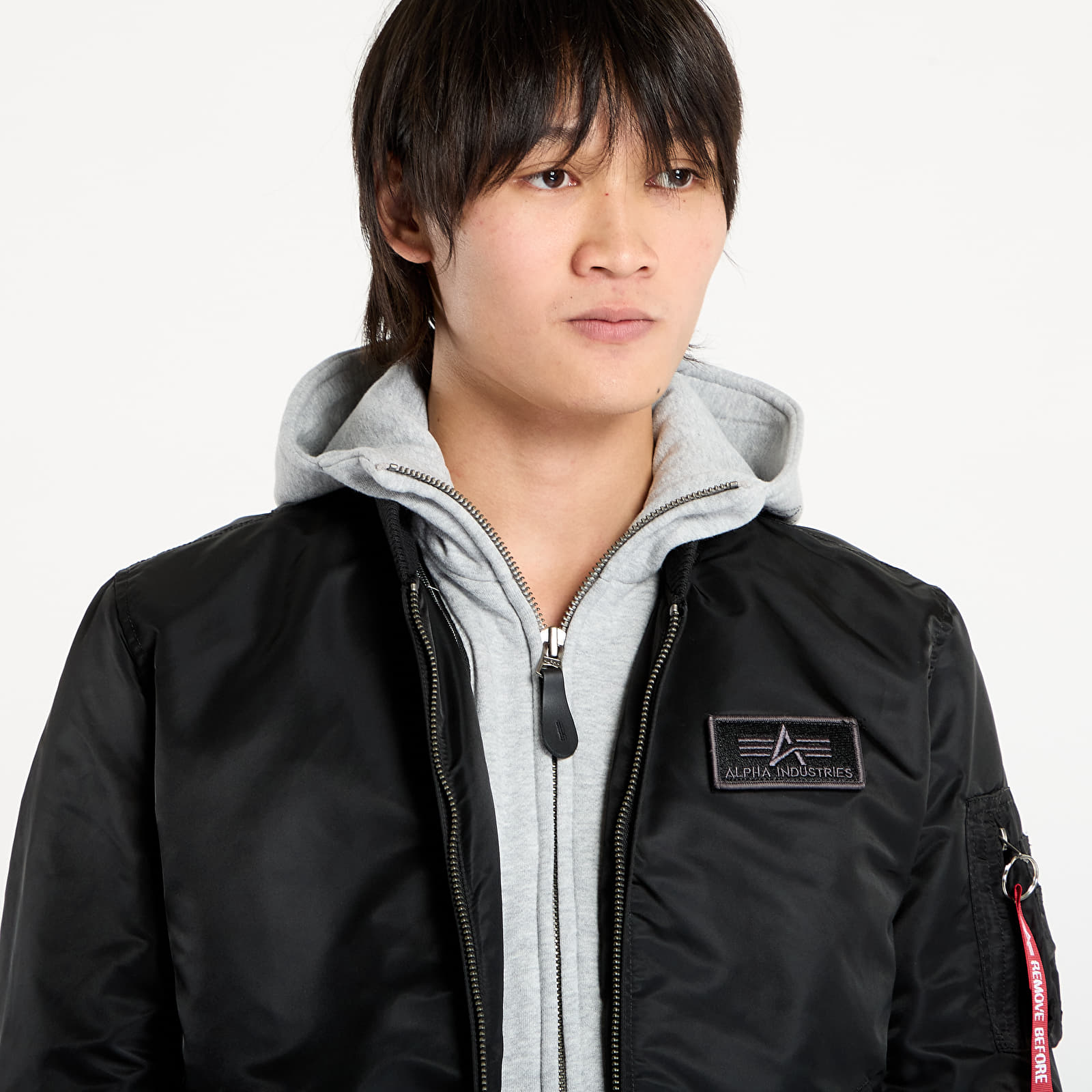 Bomber dzekik Alpha Industries MA-1 D-Tec Hood Bomber Jacket Black