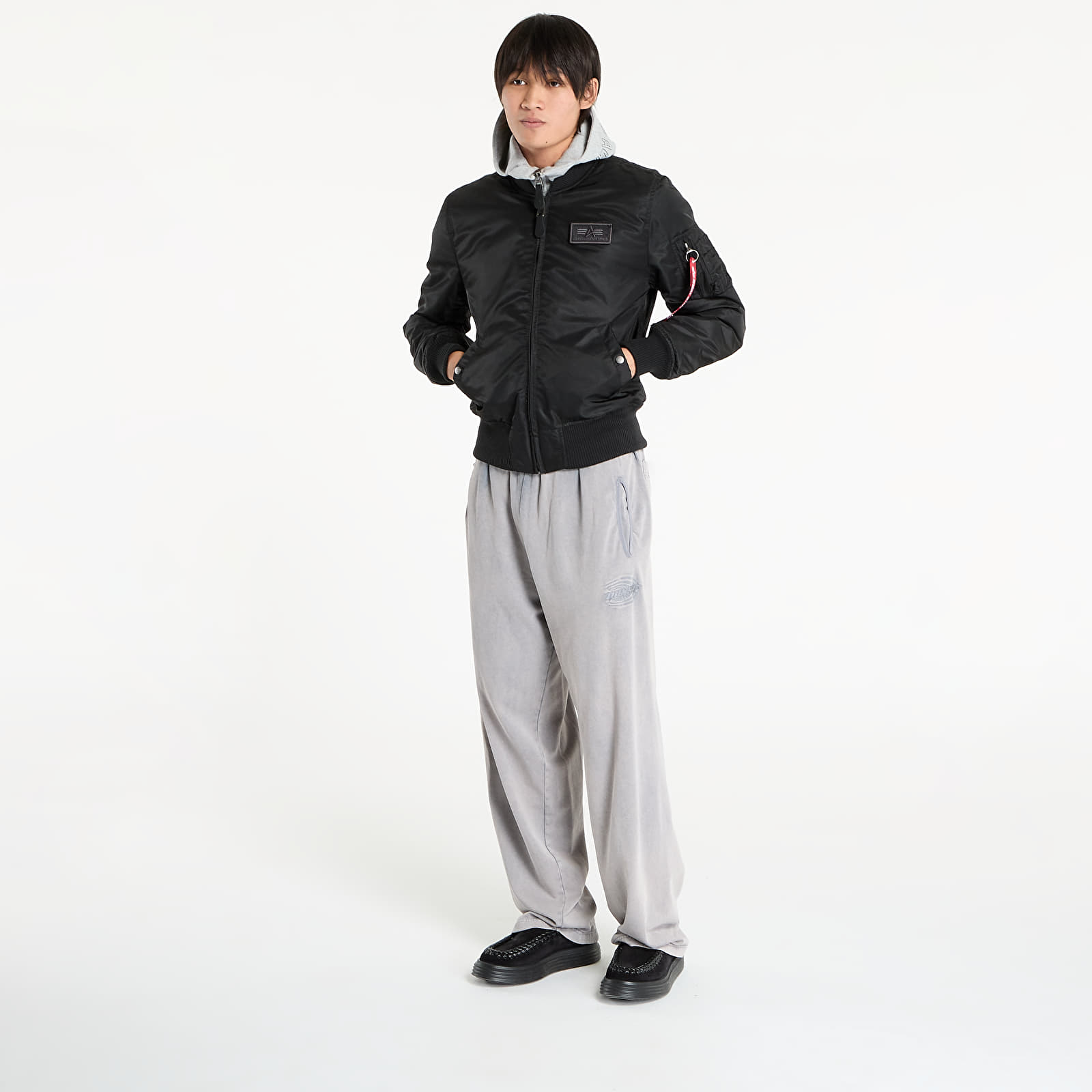 Bomber dzekik Alpha Industries MA-1 D-Tec Hood Bomber Jacket Black