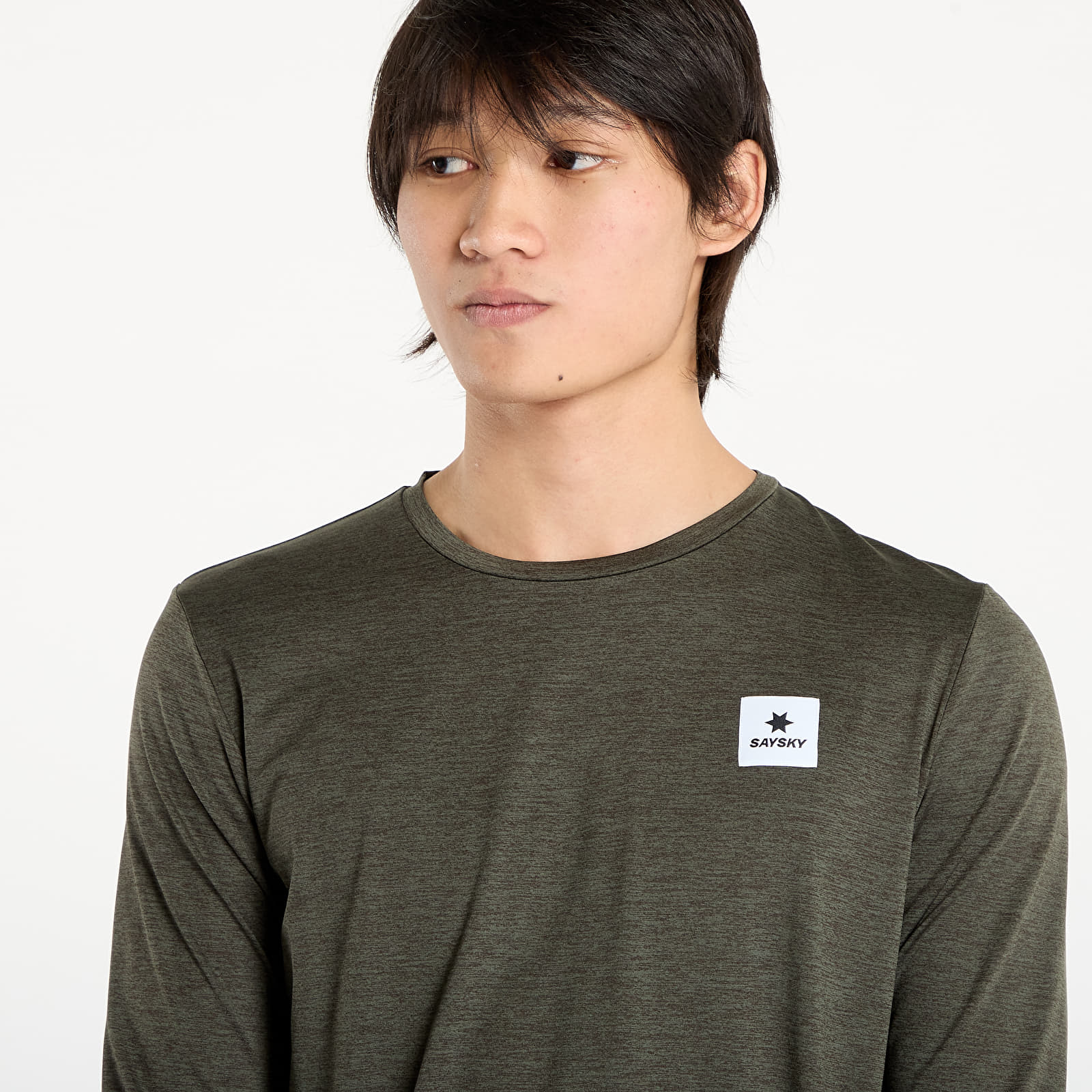 Pólók SAYSKY Statement Pace Long Sleeve Green