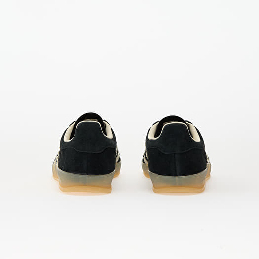 adidas gazelle silver green womens adidas Gazelle Indoor Core Black Cream White Gum (W)