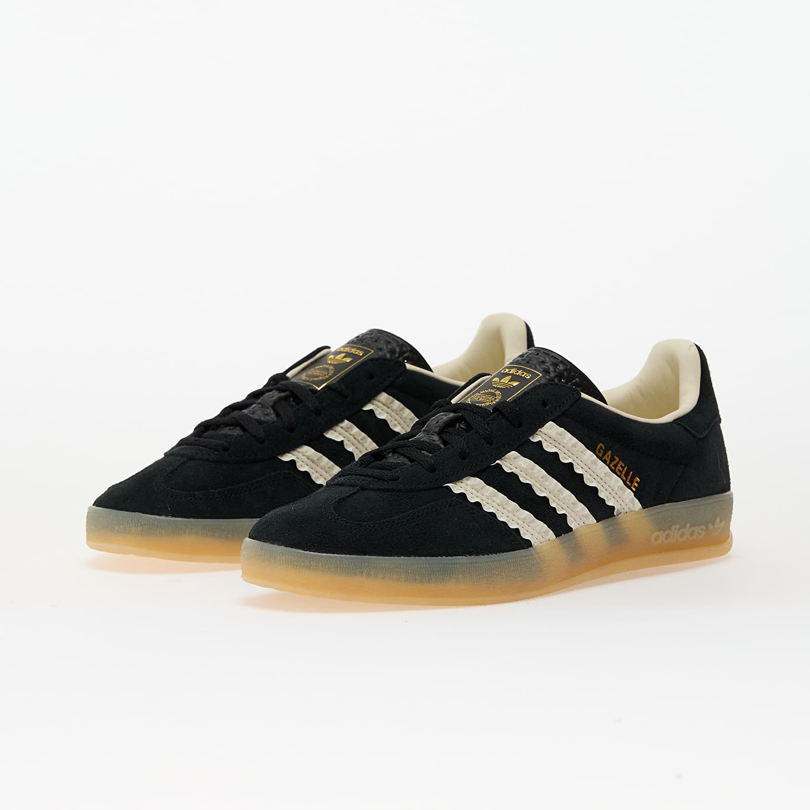 Дамски кецове и обувки adidas Gazelle Indoor W Core Black/ Crew White/ Gum