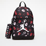 Jordan Jan Air School Backpack Black/ Gym Red/ White