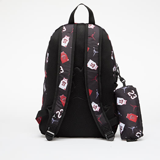 jordan black and red backpack