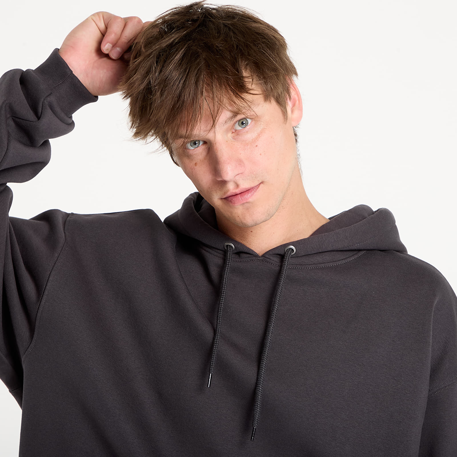 Férfi kapucnis pulcsik The North Face M Redbox Hoodie Obsidian