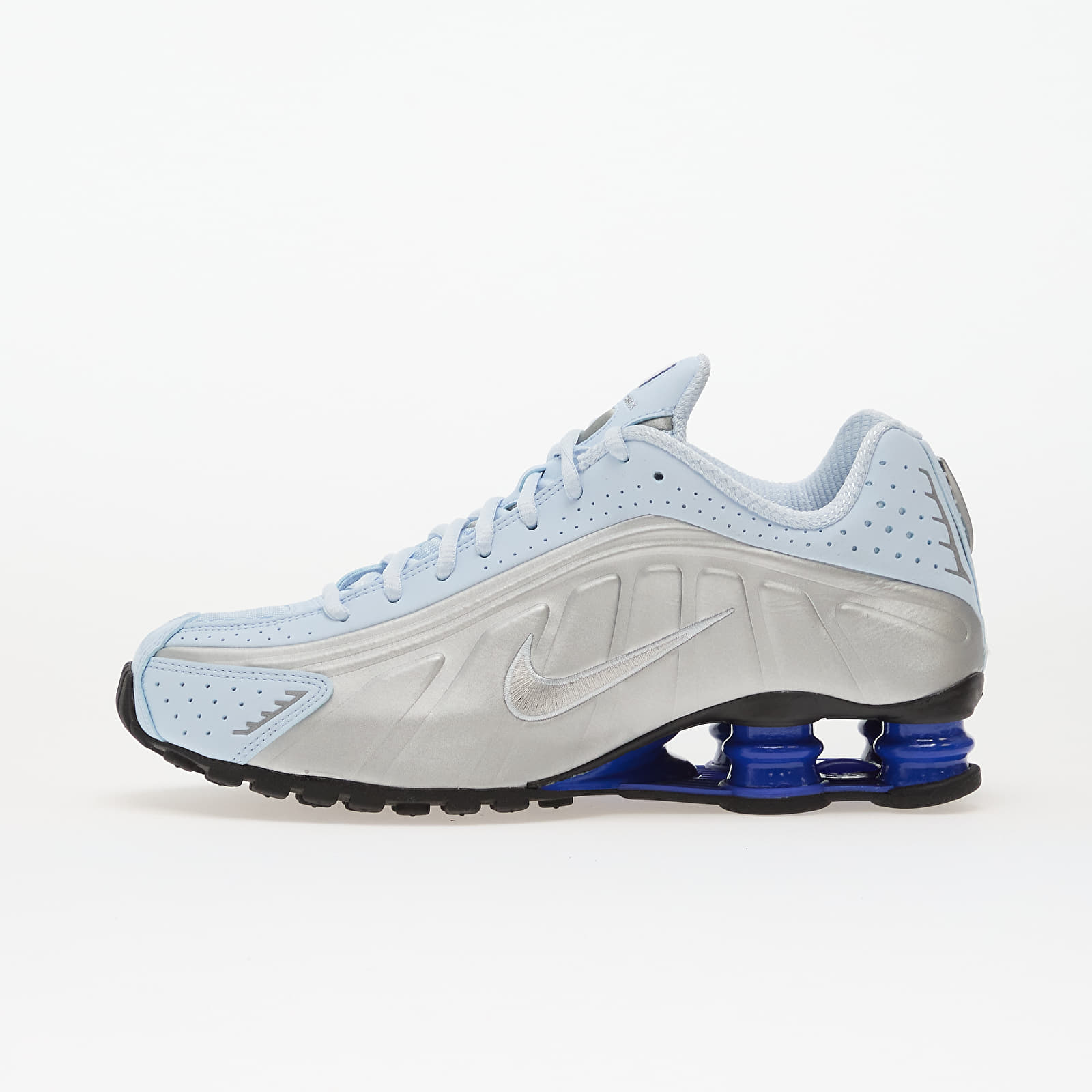 Damen Sneaker und Schuhe Nike Shox R4 Blue Tint/ Mtlc Silver-Racer Blue-Mtlc Silver-Black