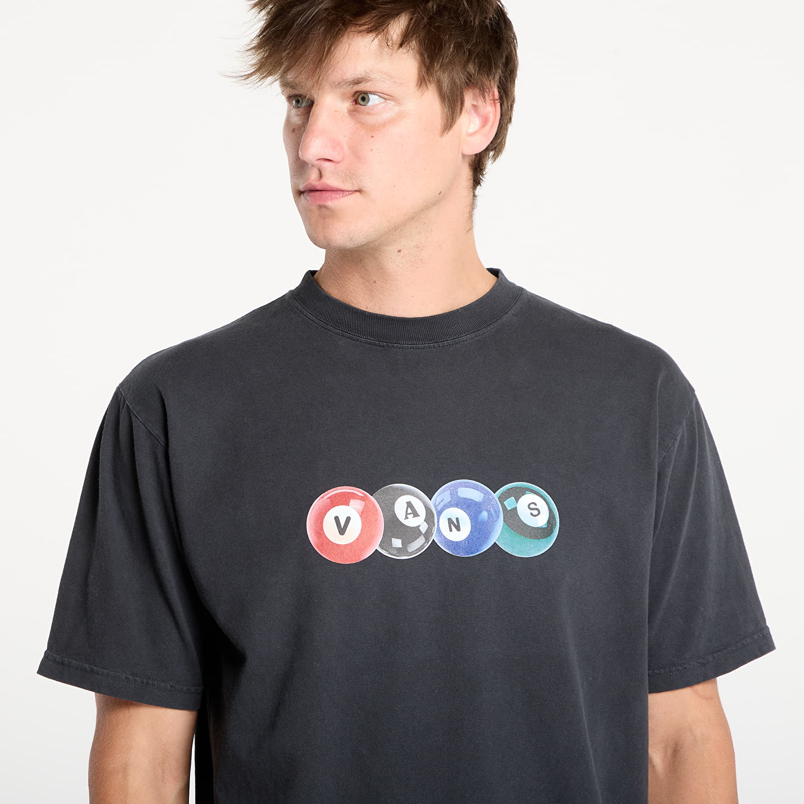 Vīriešu T-krekli Vans Backspin SS Black