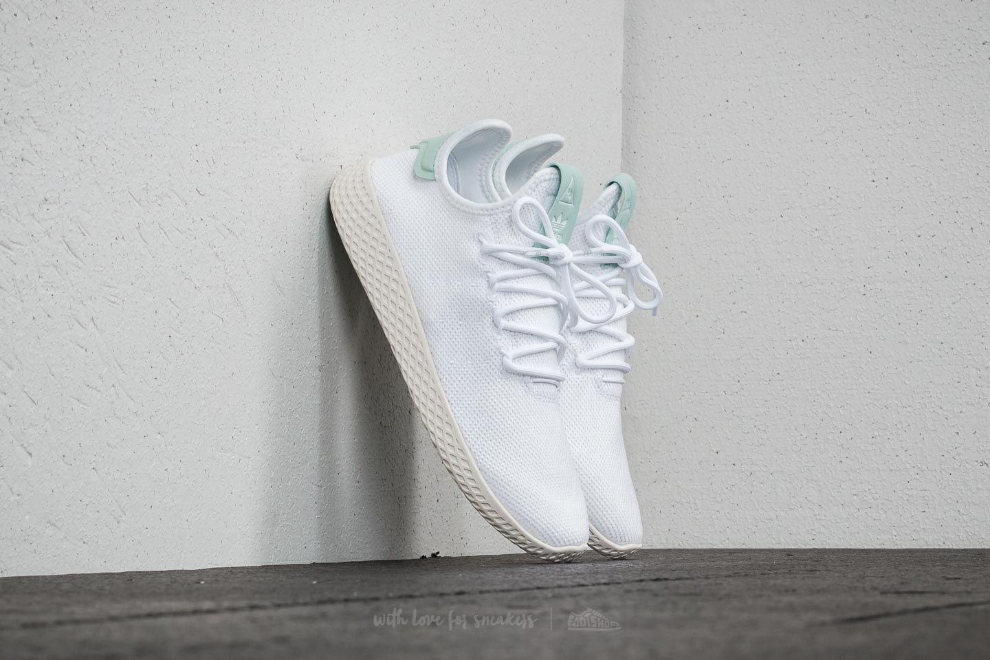 Pharrell williams tennis hu shoes womens white sale