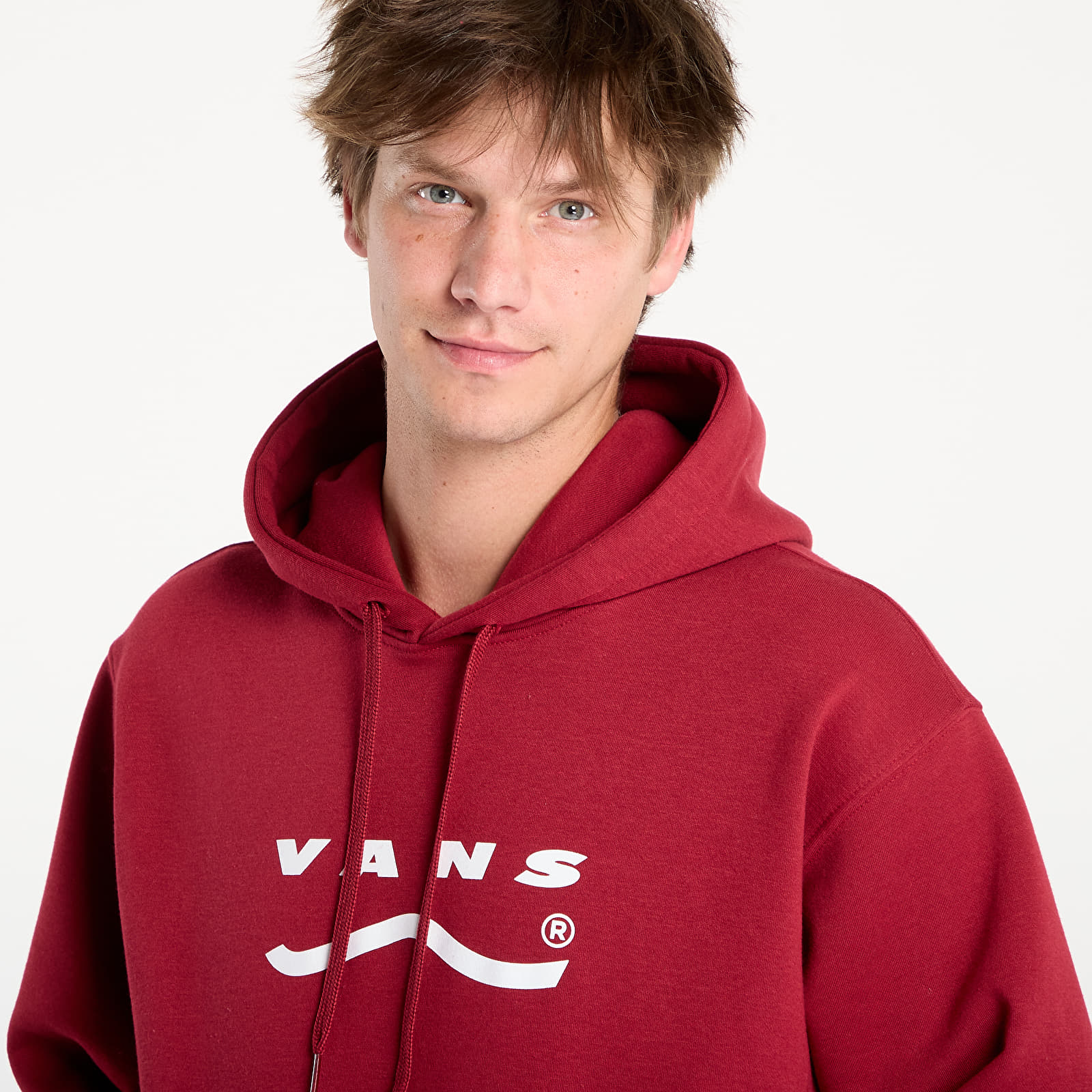 Felpe con cappuccio uomo Vans Deteremined Pullover Bordeaux