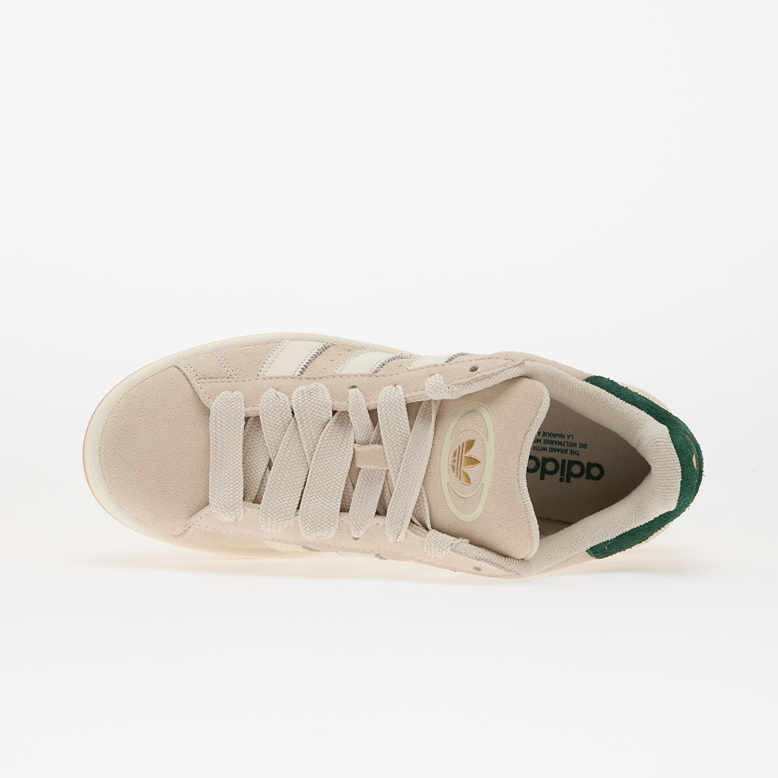 Herren Sneaker und Schuhe adidas Campus 00s Aluminium/ Off White/ Collegiate Green