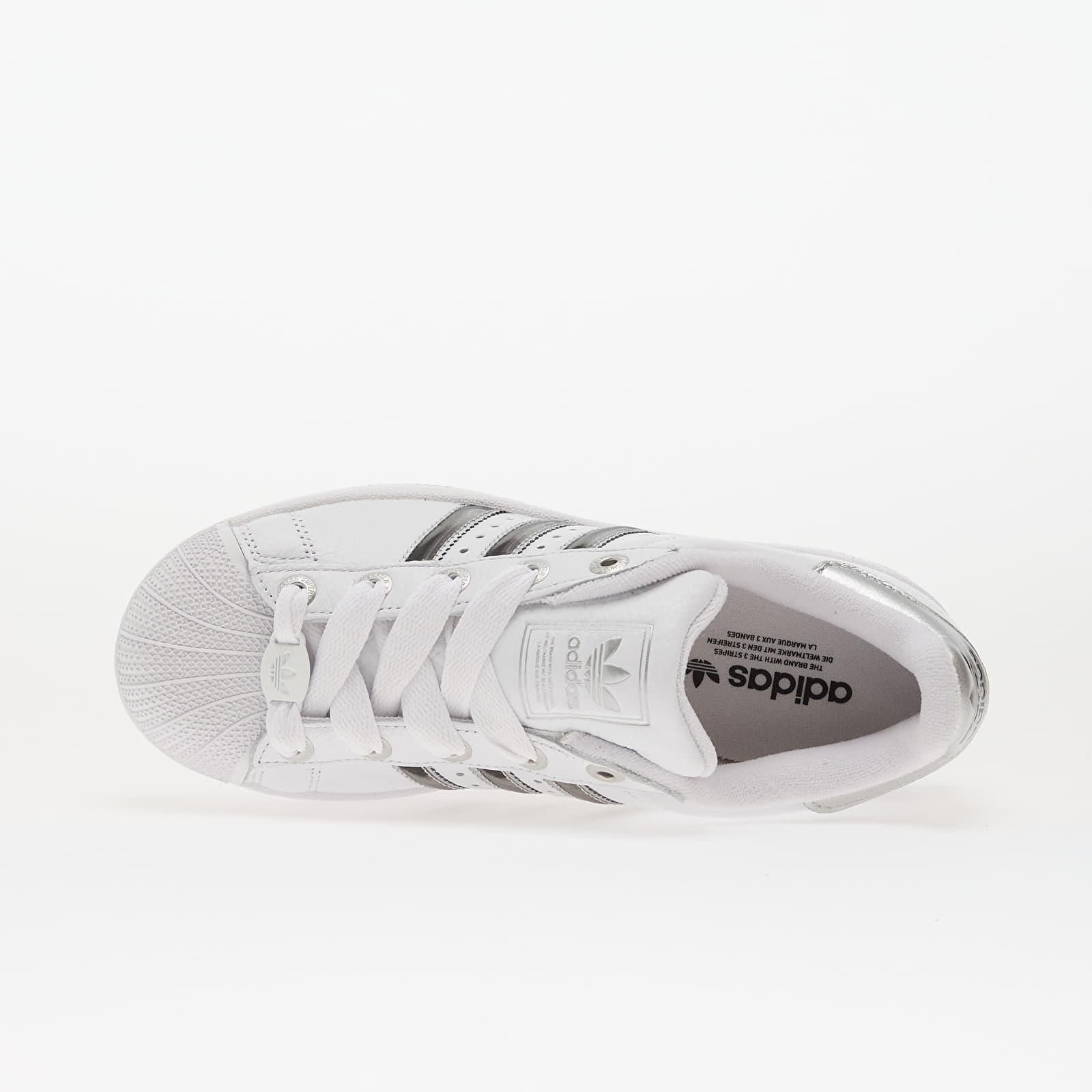 Women's shoes adidas Superstar II W Ftw White/ Metallic Silver/ Core Black
