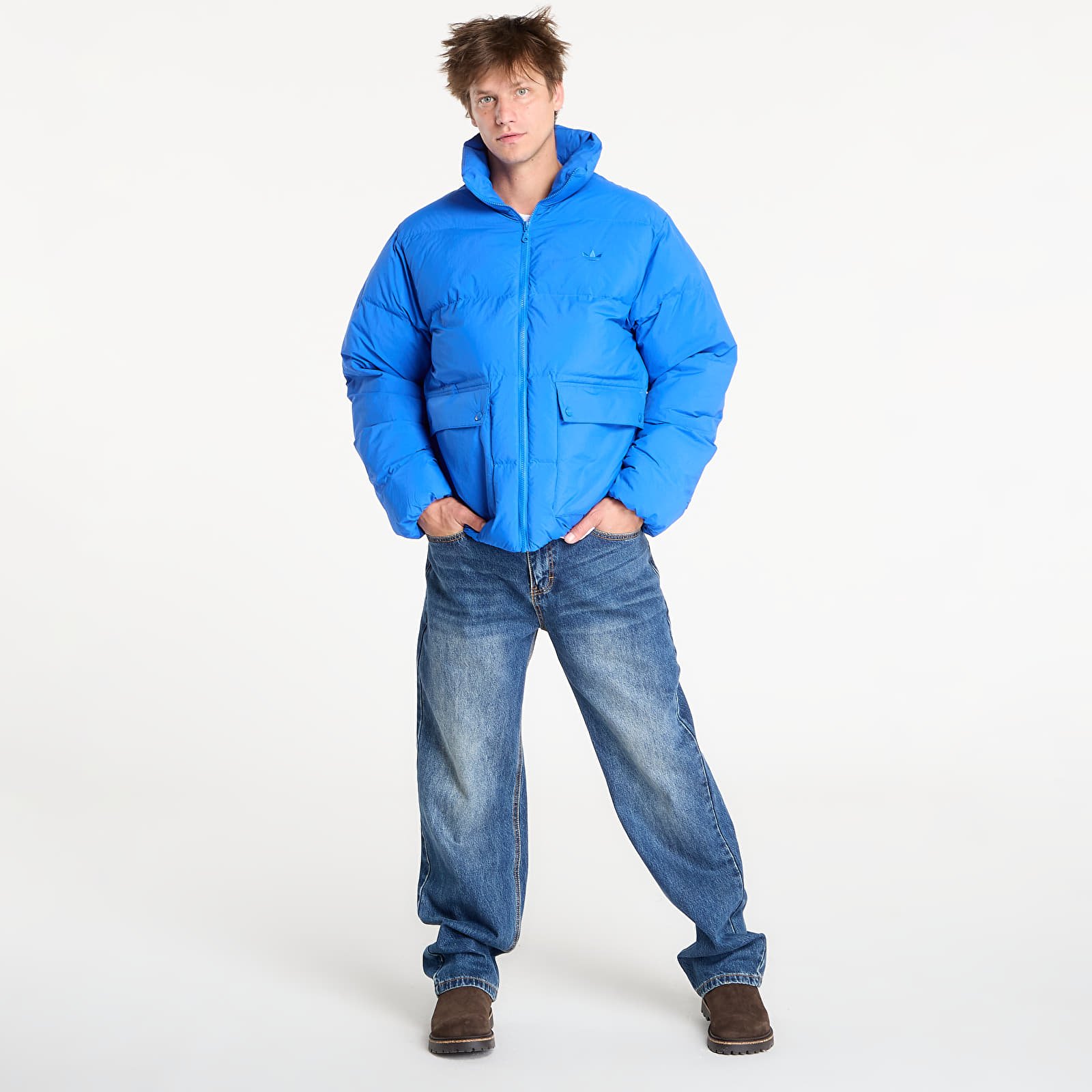 Men's jackets adidas Originals Synthetic Down Puffer Blue