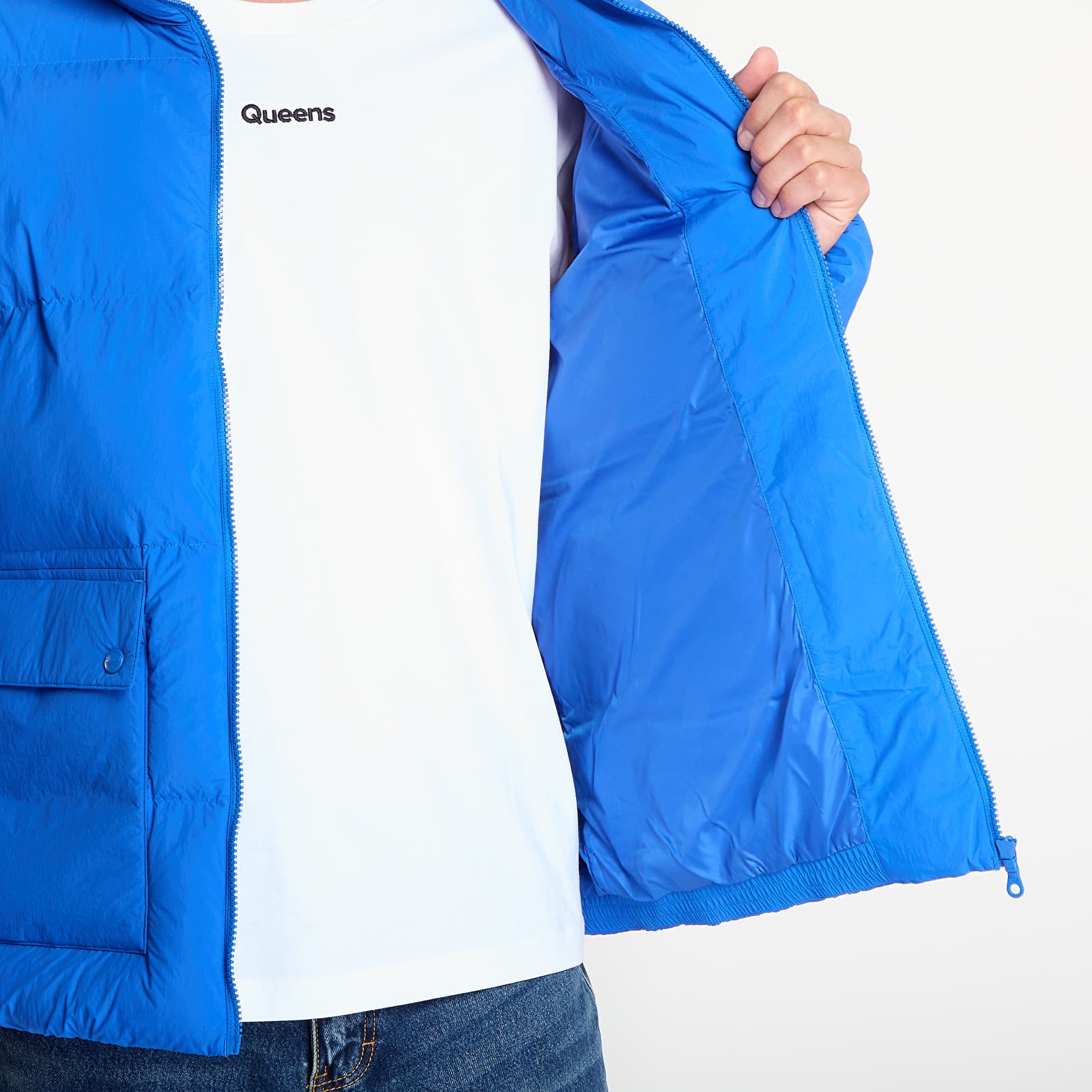 Men's jackets adidas Originals Synthetic Down Puffer Blue