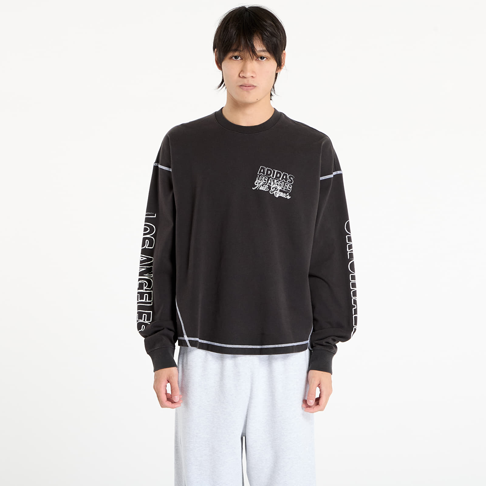 Тениски adidas Wilshire Longsleeve T-Shirt UNISEX Black