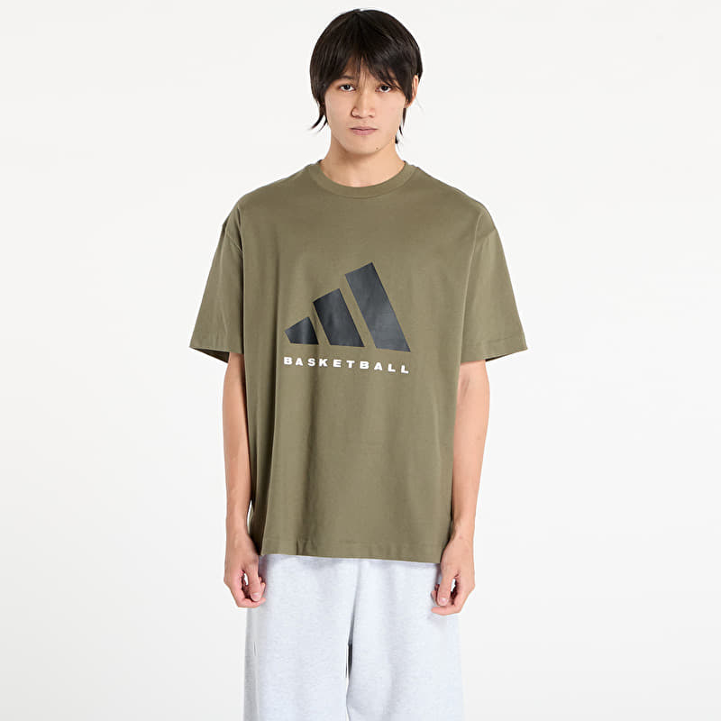 Футболка adidas Basketball T-Shirt UNISEX Olive Strata