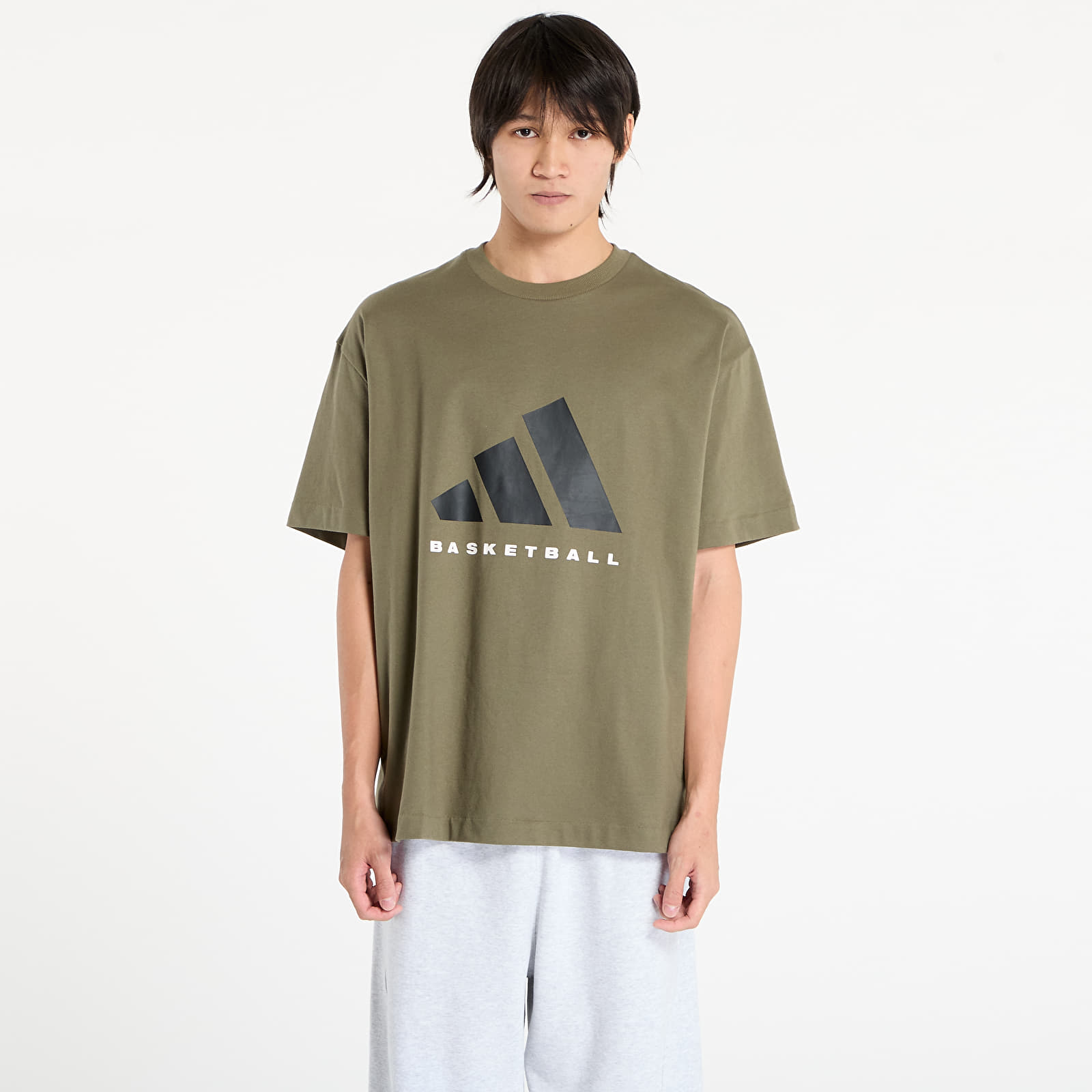 Тениски adidas Basketball T-Shirt UNISEX Olive Strata