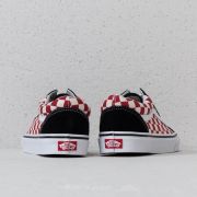 Black and red checkered old skool vans store