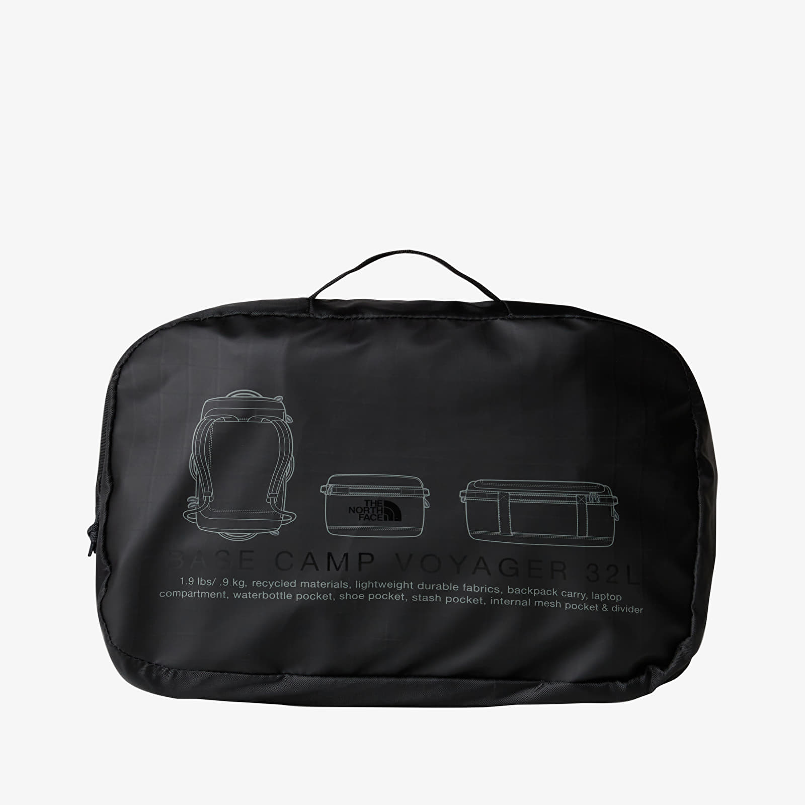 Duffle bag The North Face Base Camp Voyager Duffel 32L TNF Black/ Asphalt Grey
