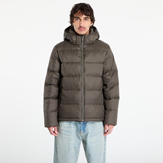 Calvin Klein Jeans Ls Nylon Zip Off Hooded Jacket Grey