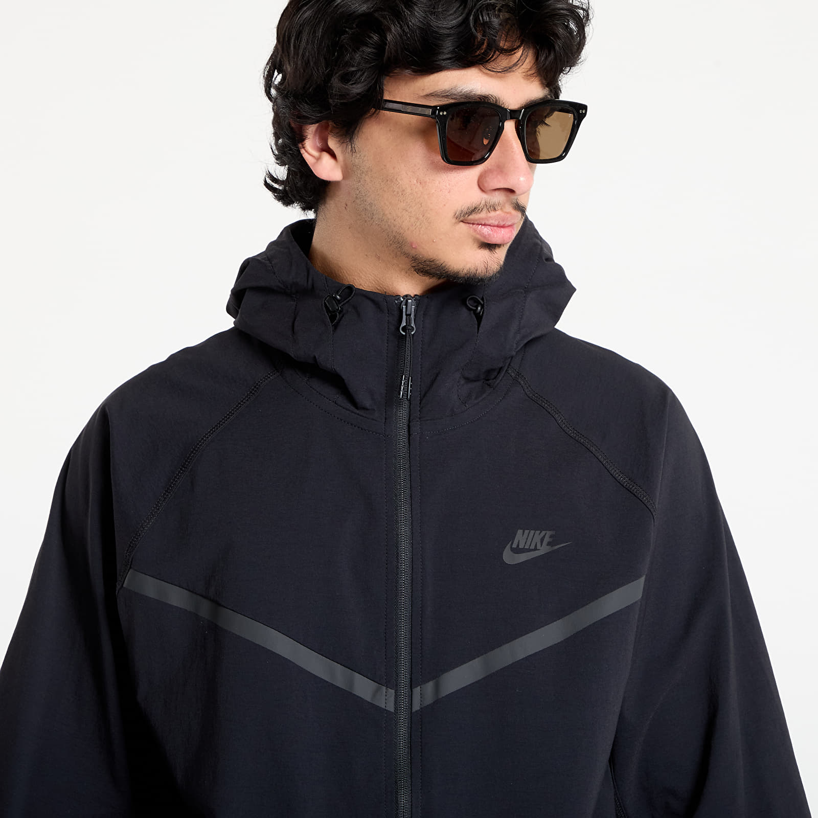 Men's jackets Nike Tech Men's Woven Jacket Black/ Black/ Black