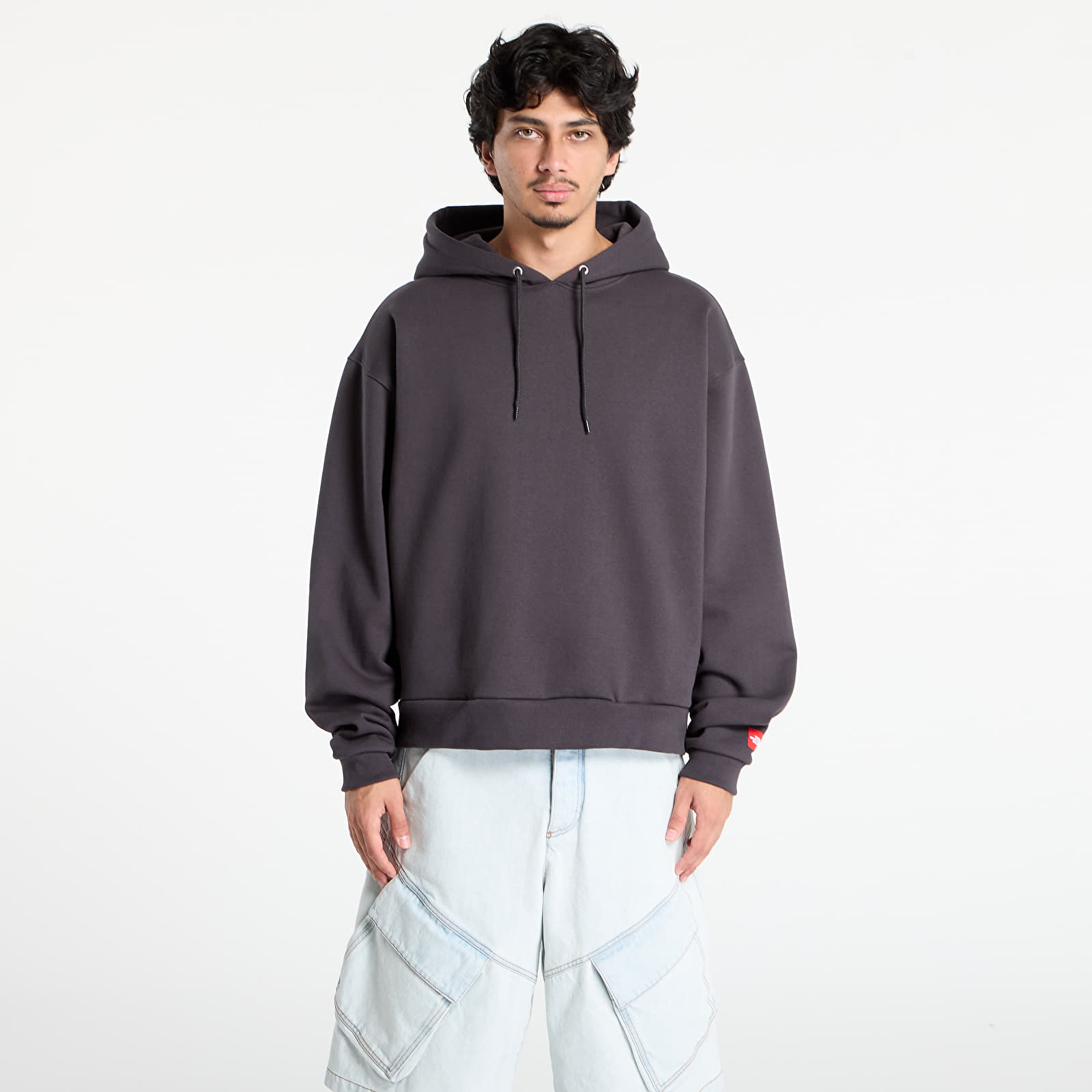 Férfi kapucnis pulcsik The North Face M Redbox Hoodie Obsidian