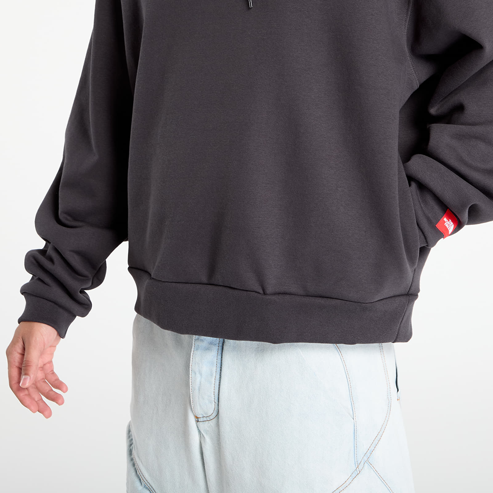 Férfi kapucnis pulcsik The North Face M Redbox Hoodie Obsidian