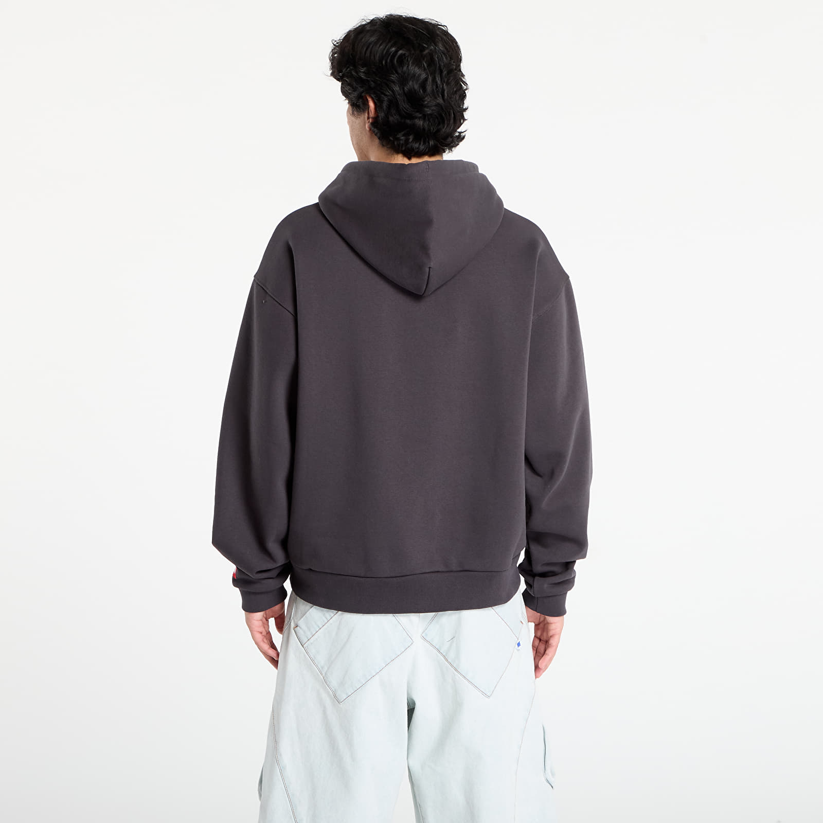 Férfi kapucnis pulcsik The North Face M Redbox Hoodie Obsidian