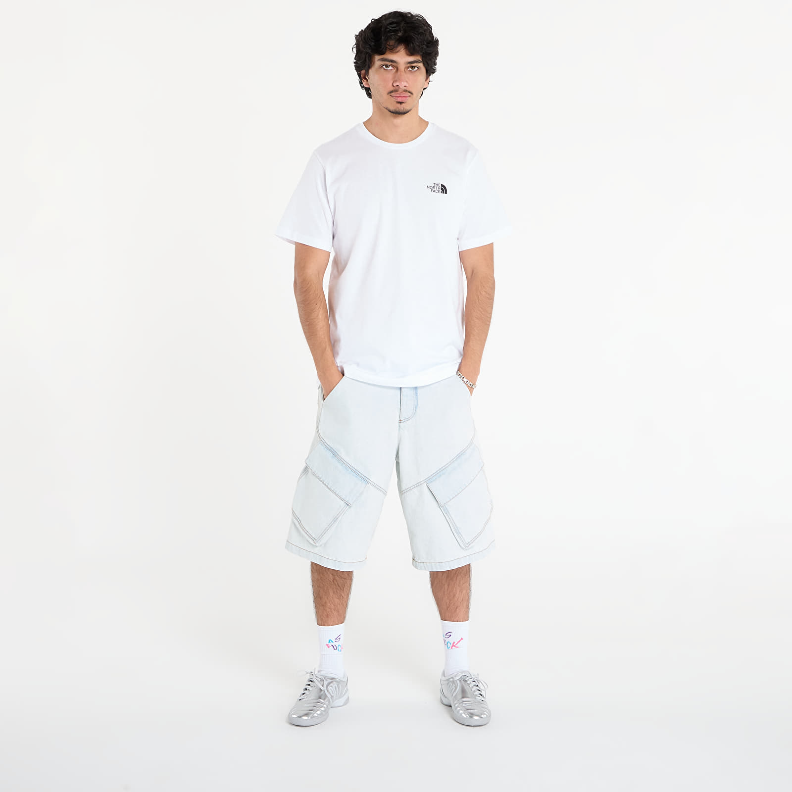 Тениски The North Face M Mountain Sketch Ss Tee TNF White