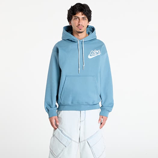 Nike Solo Swoosh Men's Fleece Hoodie Smokey Blue