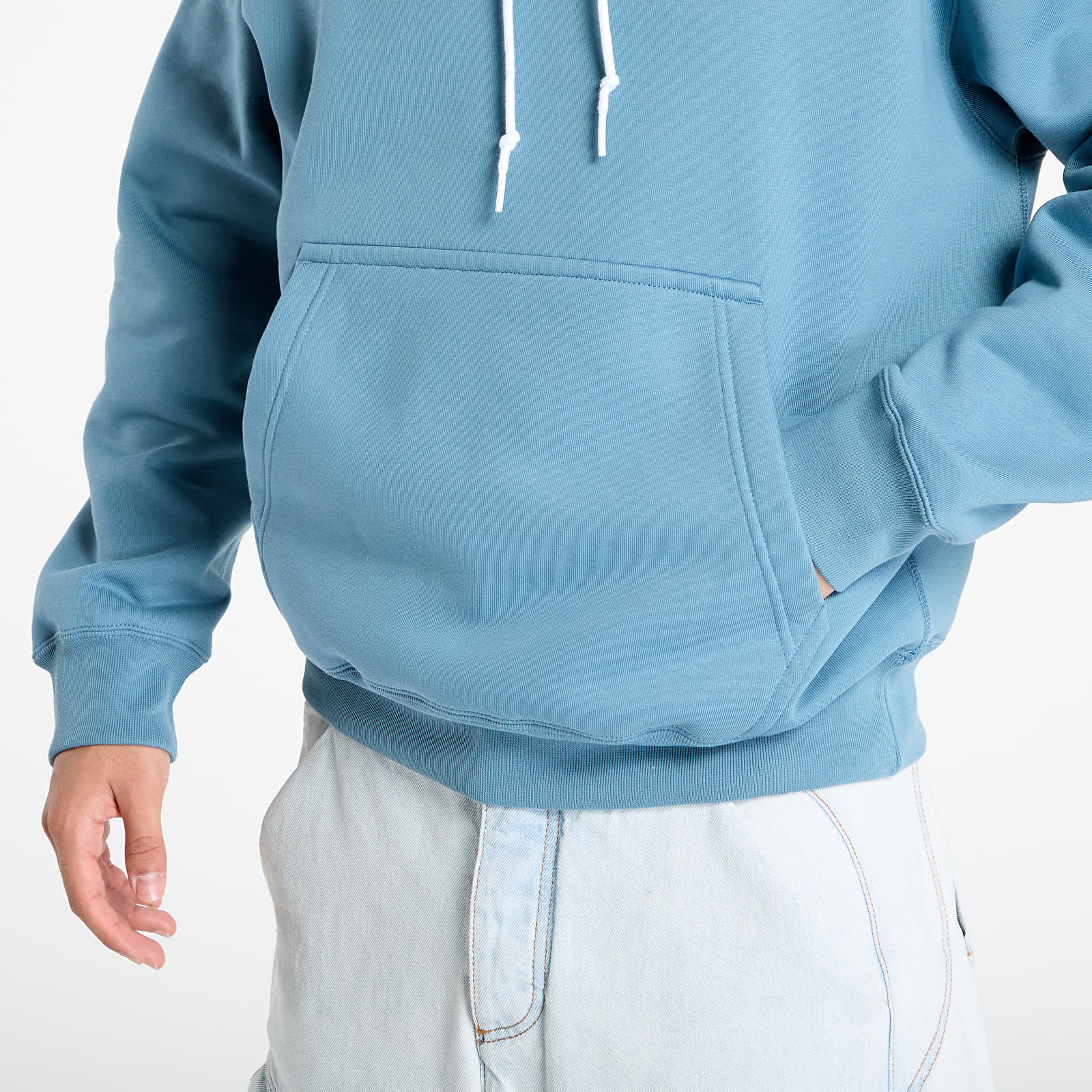 Суичърти Nike Solo Swoosh Men's Fleece Hoodie Smokey Blue