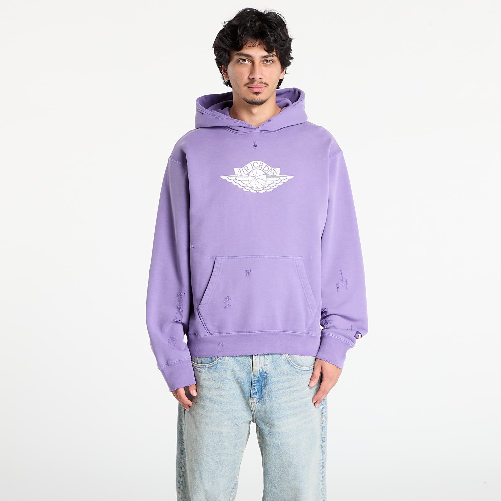 Суичърти Jordan Rare Air Men's Fleece Pullover Hoodie Purple Earth