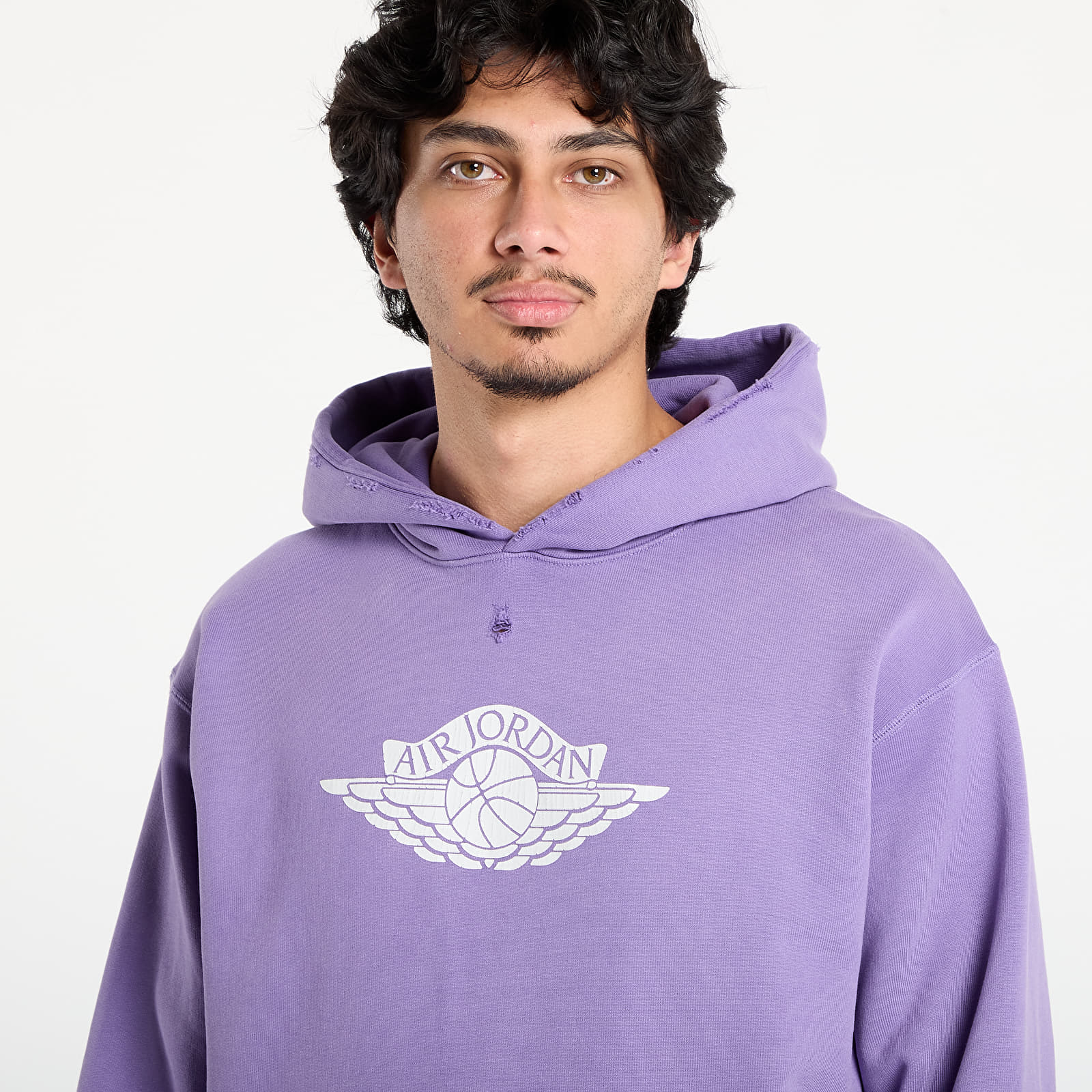 Суичърти Jordan Rare Air Men's Fleece Pullover Hoodie Purple Earth