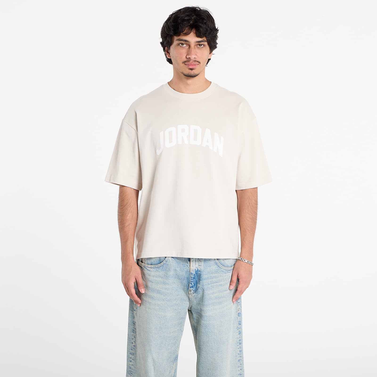 Tricou Jordan Flight Essentials Mens T-Shirt Lt Orewood Brn/ Sail XS