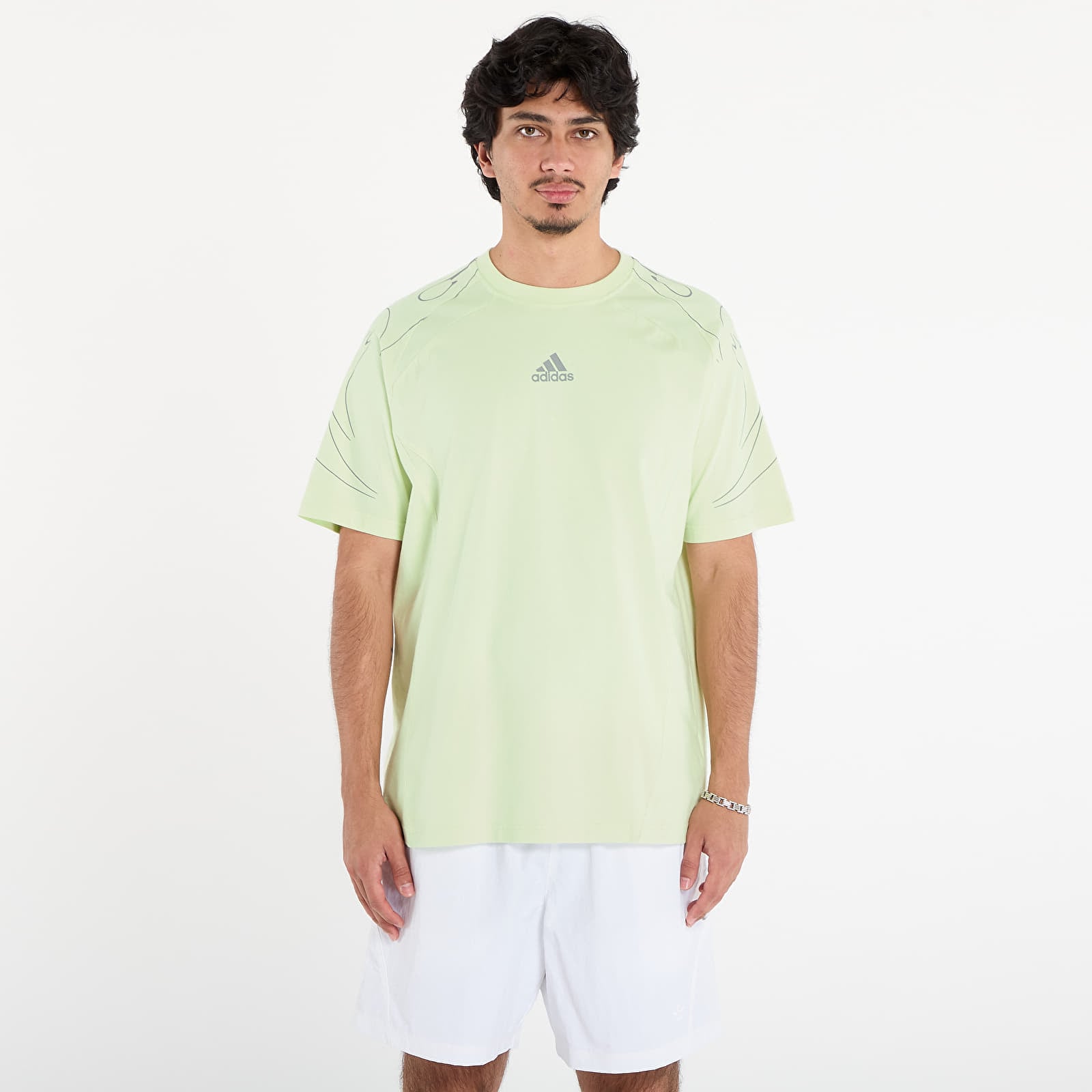 Tricou adidas Adilenium Season 4 Teamgeist Graphic T-Shirt Almost Lime M