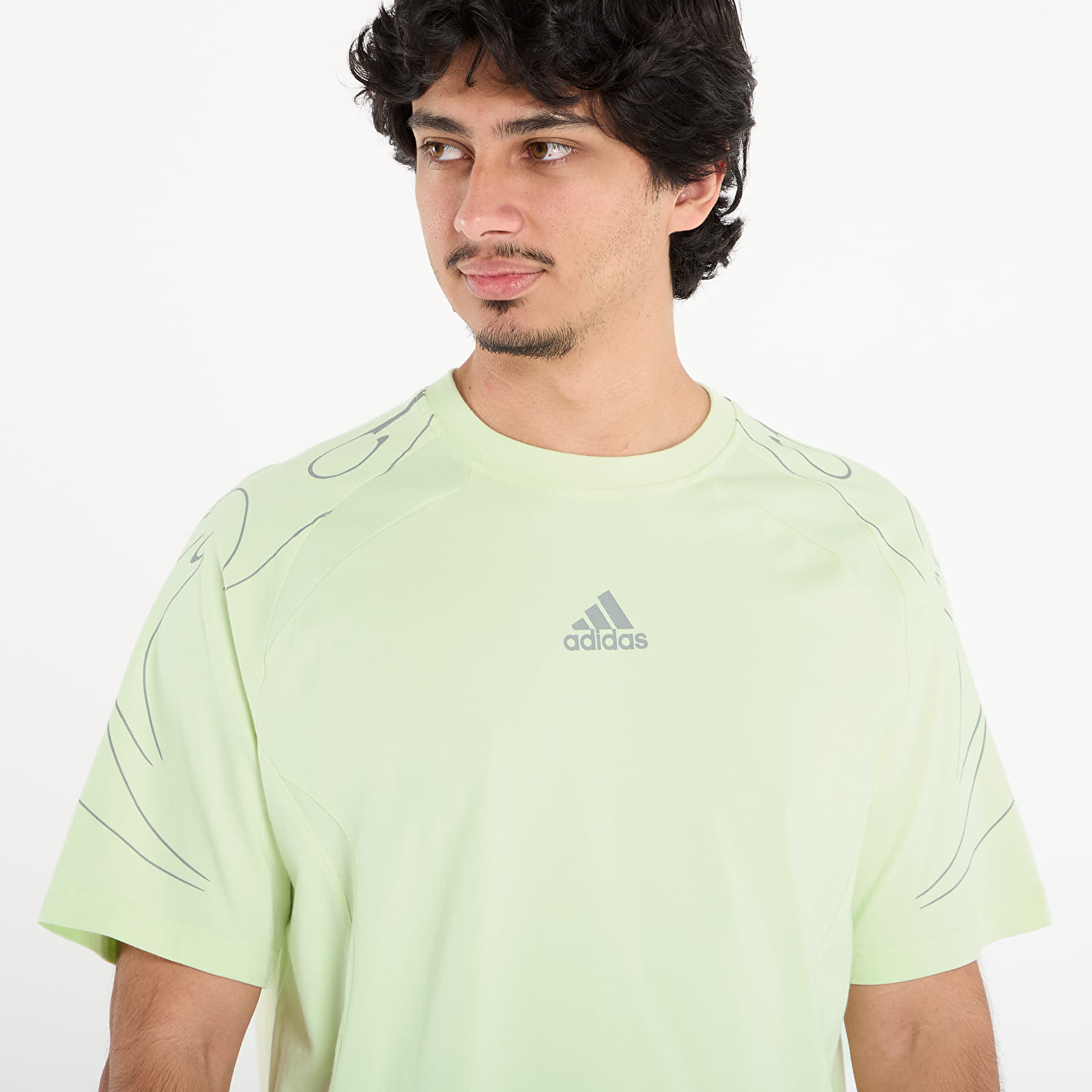 T-shirts adidas Adilenium Season 4 Teamgeist Graphic T-Shirt Almost Lime