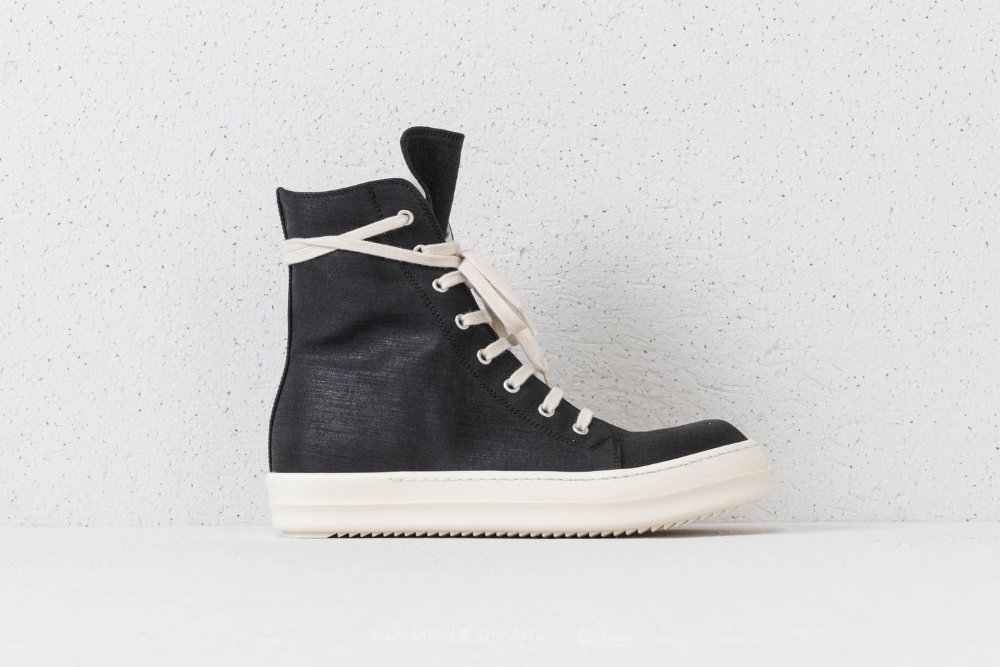Men's shoes Rick Owens Vegan Sneaks Black/ Milk | Footshop
