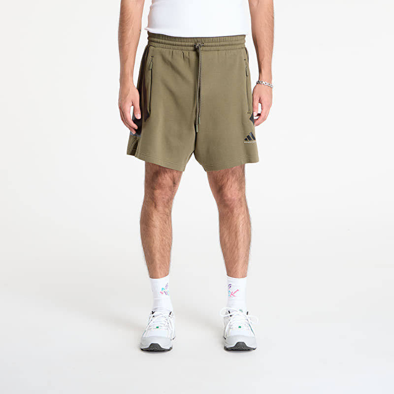 adidas Basketball Spacer Shorts UNISEX Olive Strata