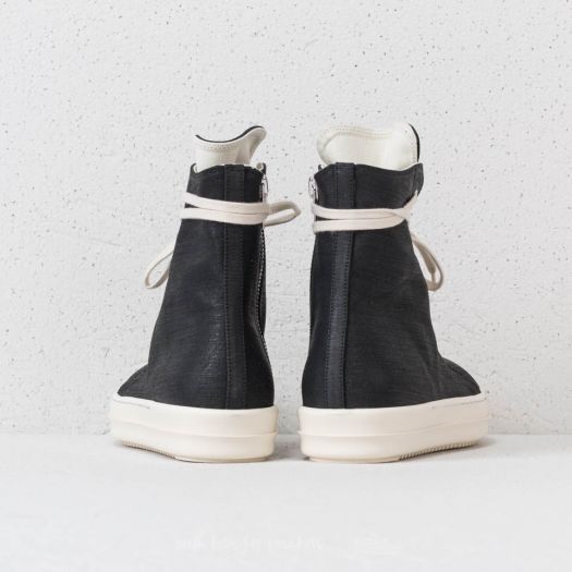 Men's shoes Rick Owens Vegan Sneaks Black/ Milk (DU18S3801) | Footshop