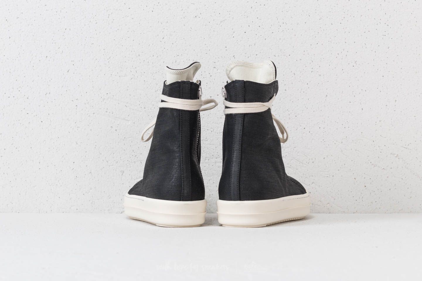 Men's shoes Rick Owens Vegan Sneaks Black/ Milk