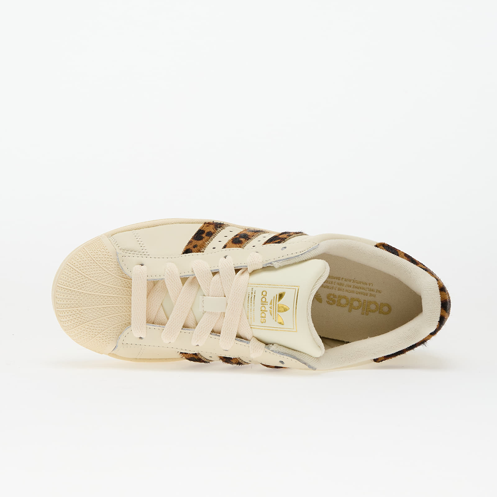 Women's shoes adidas Superstar II W Crew White/ Preloved Brown/ Gold Metallic