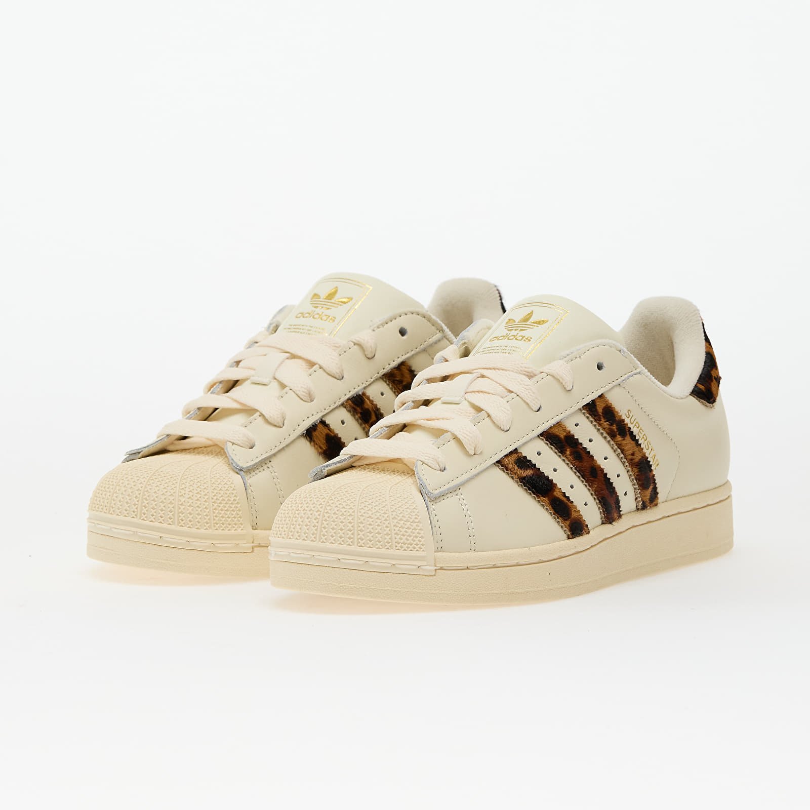 Women's shoes adidas Superstar II W Crew White/ Preloved Brown/ Gold Metallic