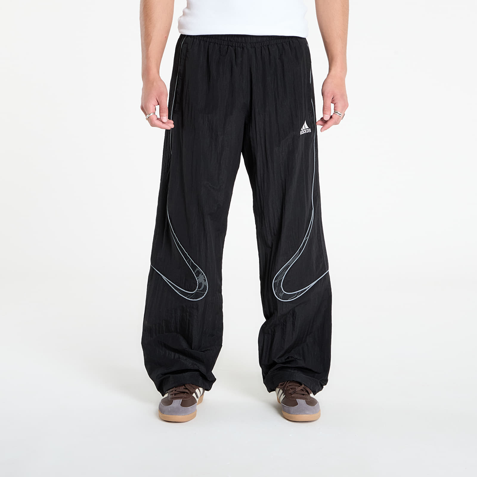 Kalhoty adidas Adilenium Season 4 Teamgeist Track Tracksuit Bottoms Black L