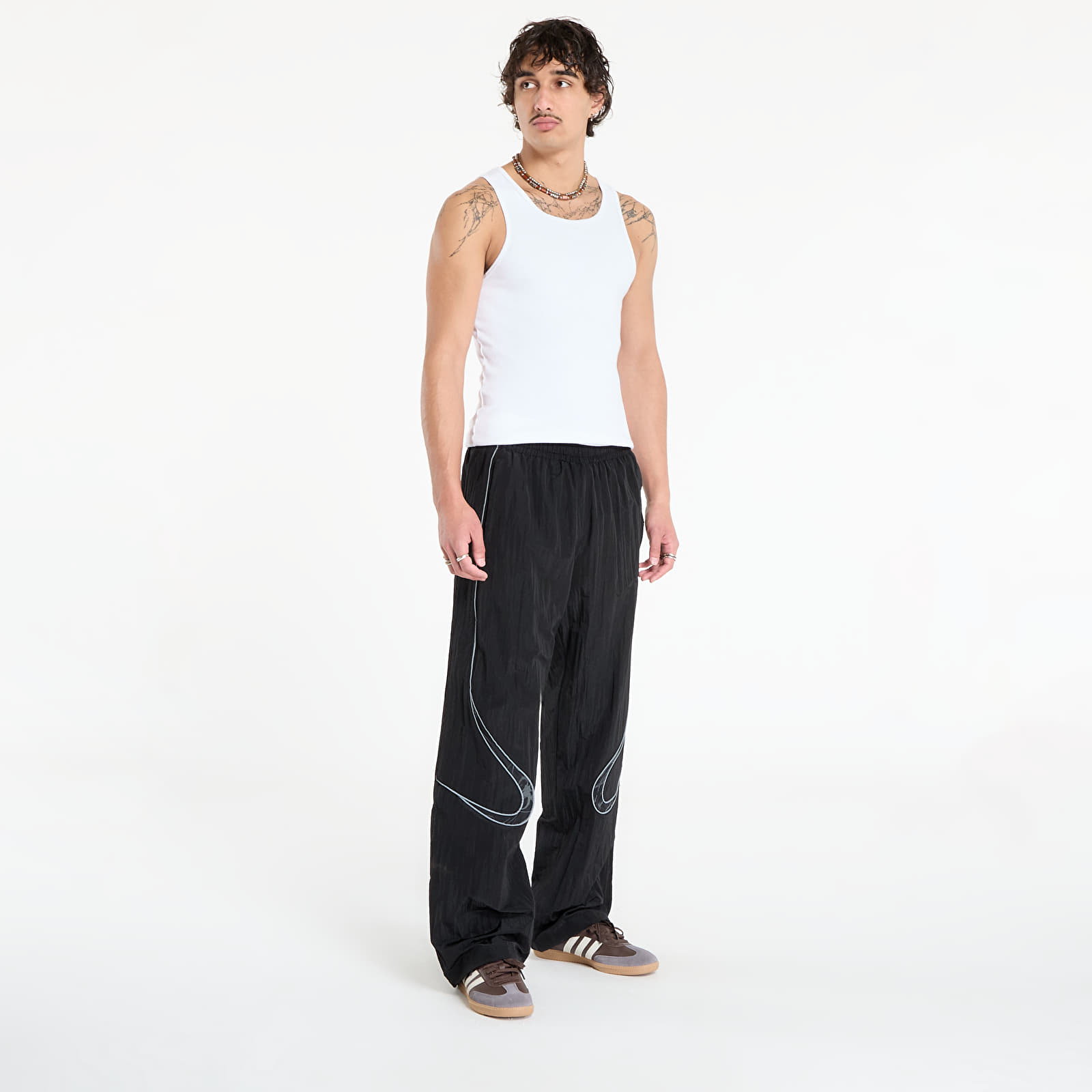 Nadrágok adidas Adilenium Season 4 Teamgeist Track Tracksuit Bottoms Black