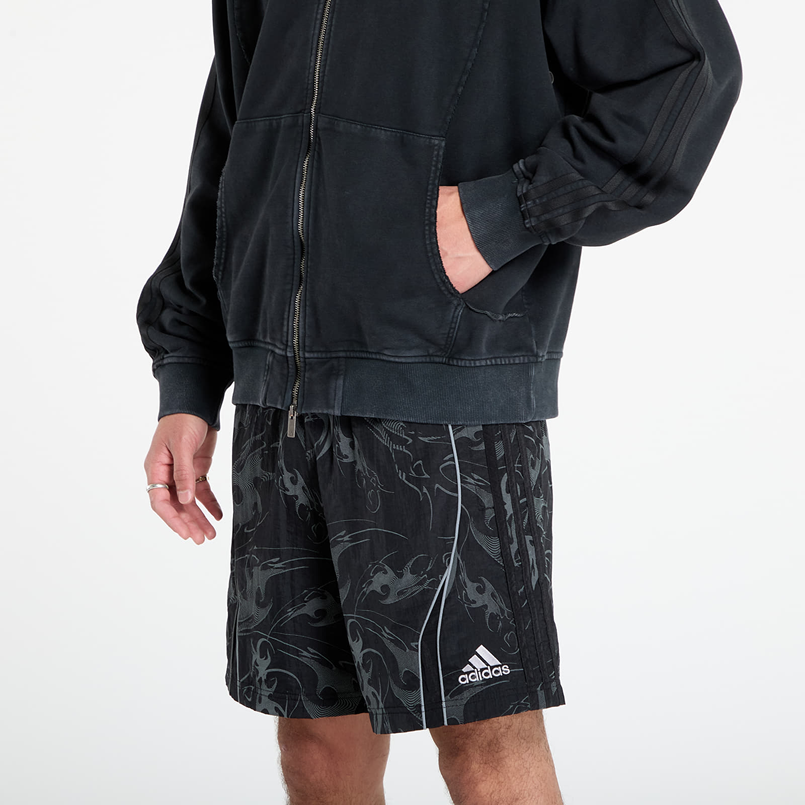 Суичърти adidas Adilenium Season 4 Teamgeist Full-Zip Hoodie Black