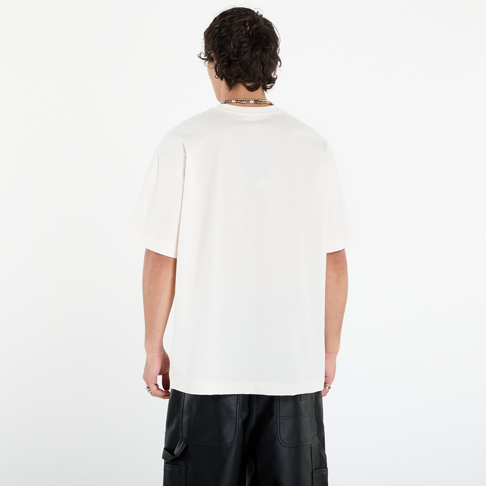 Pólók adidas Basketball T-Shirt Chalk White
