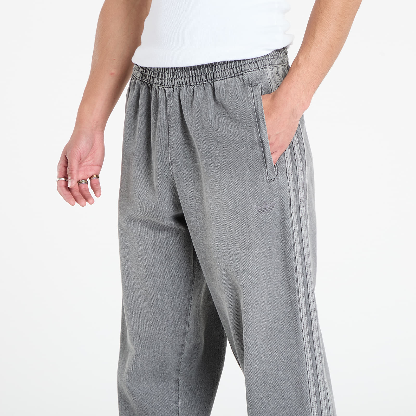Дънки adidas Denim Trackpant Light Denim