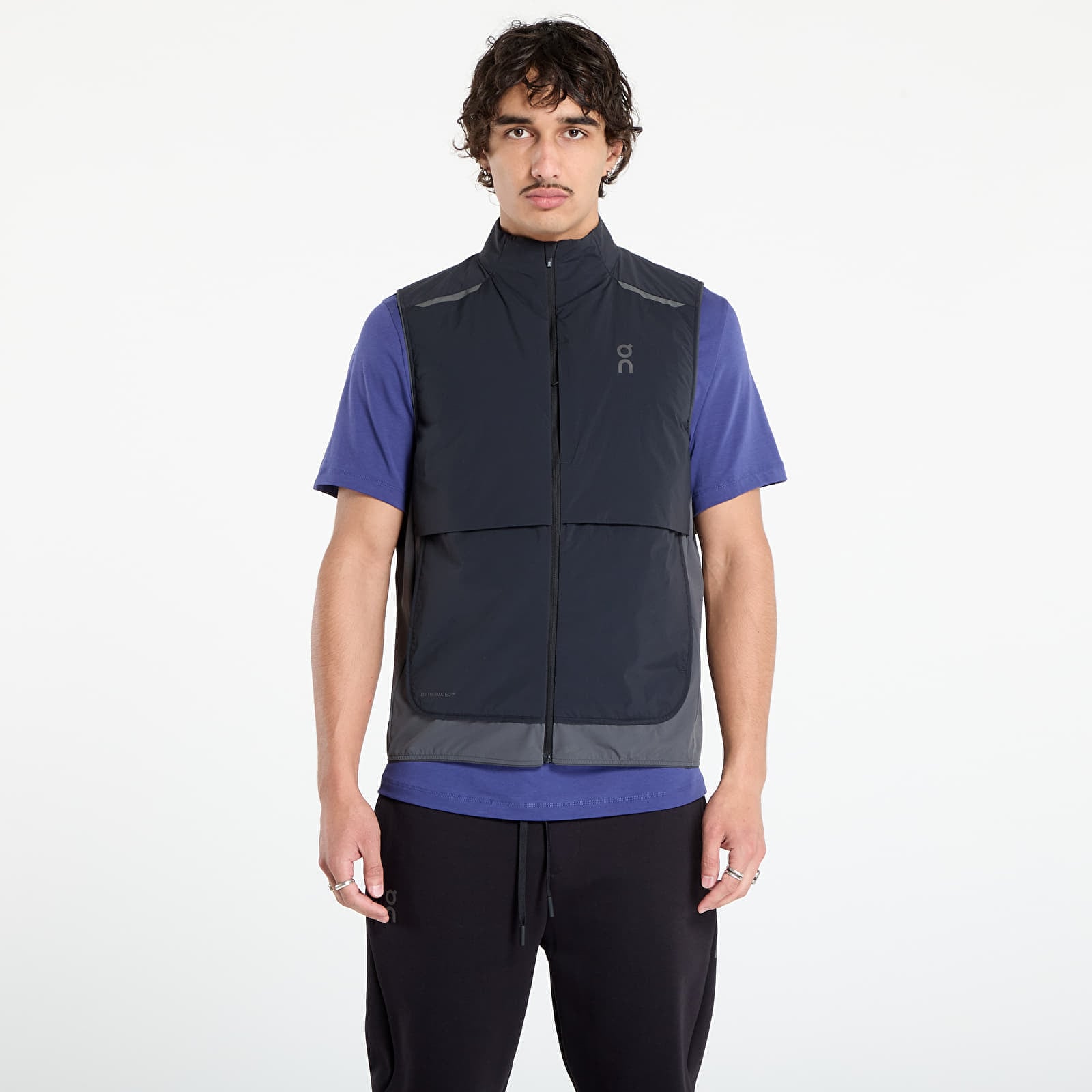 Vestă On Weather Vest Black/ Eclipse XL