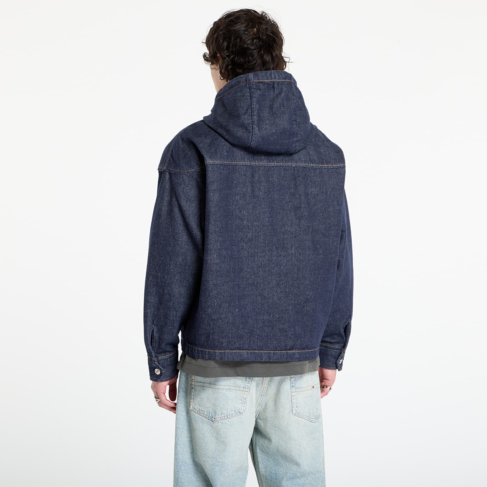 Якета Calvin Klein Jeans Denim Zip Front Hood Jacket Blue