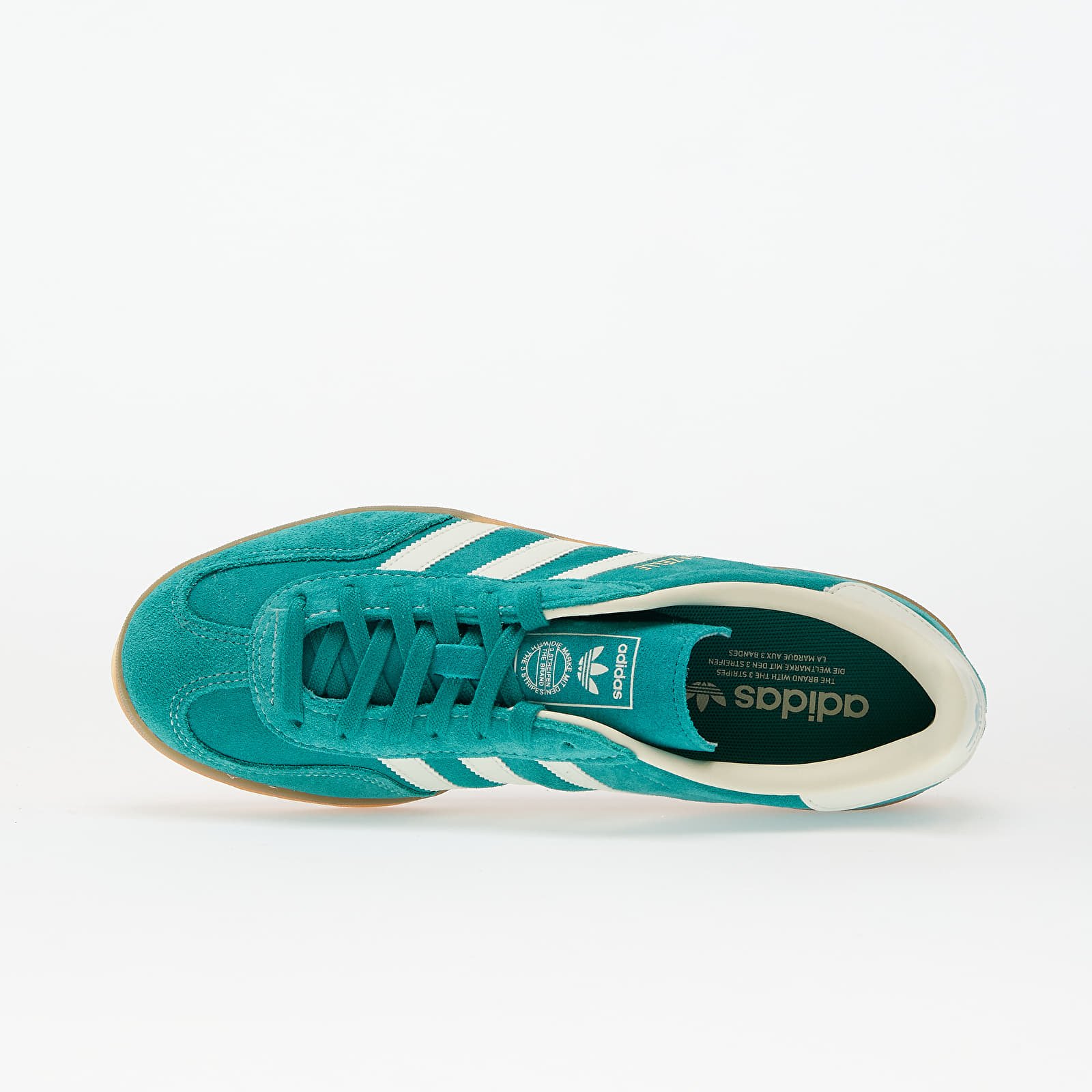 Мъжки кецове и обувки adidas Gazelle Indoor Pure Teal/ Off White/ Gold Metallic